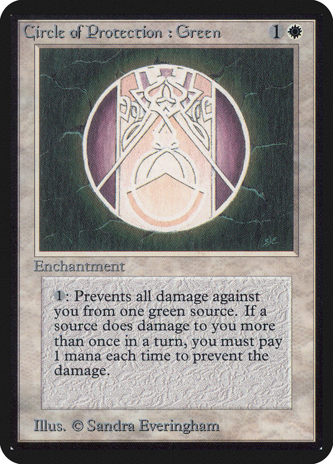 Circle of Protection: Green [Alpha Edition] | Gear Gaming Bentonville