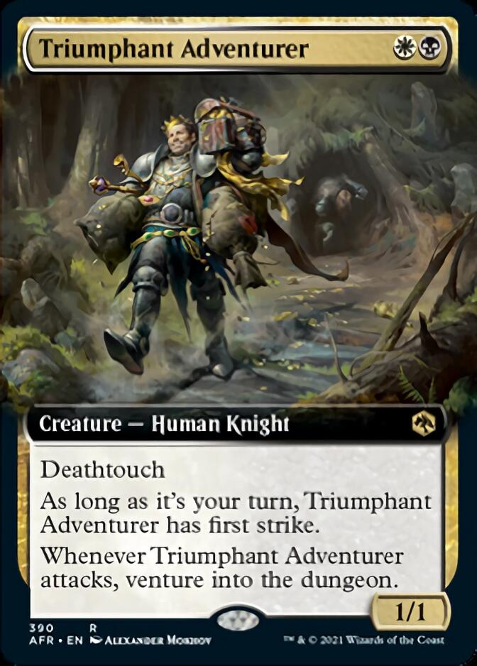 Triumphant Adventurer (Extended Art) [Dungeons & Dragons: Adventures in the Forgotten Realms] | Gear Gaming Bentonville