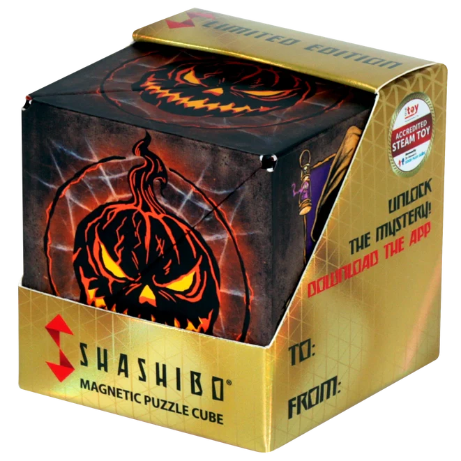 Shashibo Cube, Limited Spooky Season Edition: Jack O'Lantern | Gear Gaming Bentonville