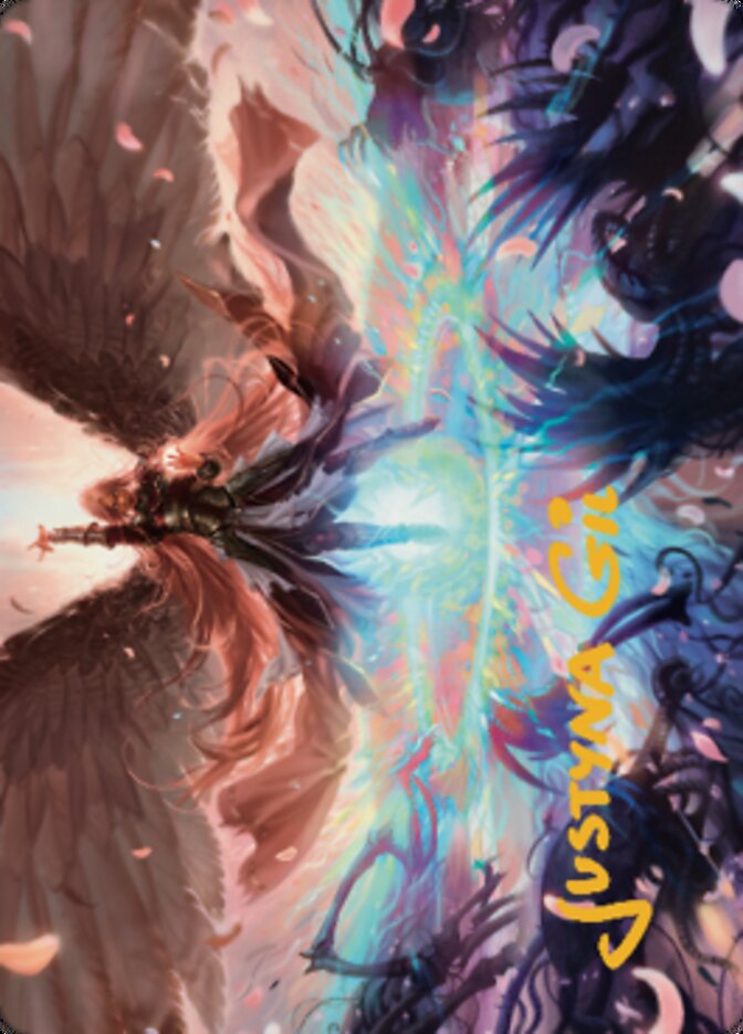 Iridian Maelstrom Art Card (Gold-Stamped Signature) [Dominaria United Art Series] | Gear Gaming Bentonville