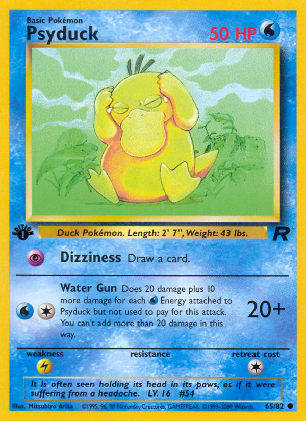 Psyduck (65/82) [Team Rocket 1st Edition] | Gear Gaming Bentonville