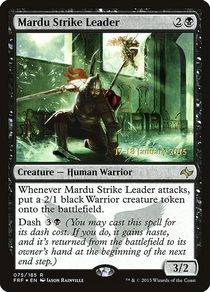 Mardu Strike Leader [Fate Reforged Prerelease Promos] | Gear Gaming Bentonville