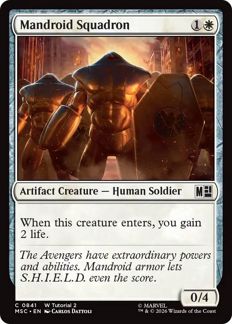 Mandroid Squadron [Marvel Super Heroes Commander] | Gear Gaming Bentonville