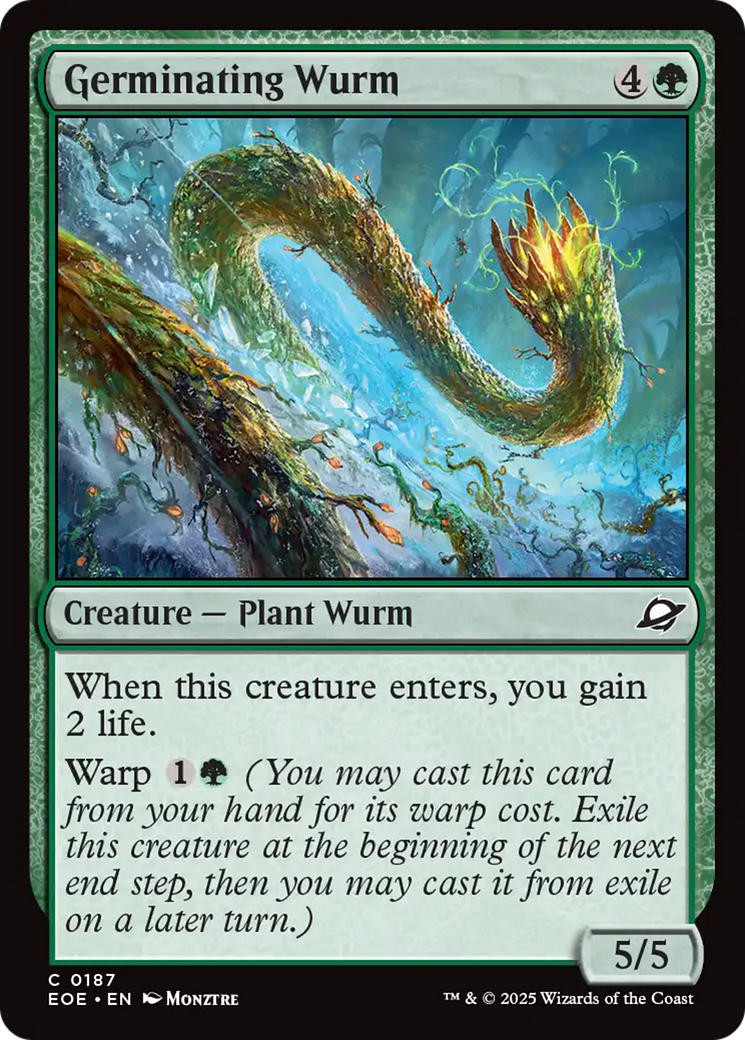 Germinating Wurm [Edge of Eternities] | Gear Gaming Bentonville