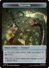 Spider // Treasure Double-Sided Token [Marvel's Spider-Man Tokens] | Gear Gaming Bentonville