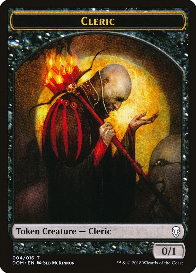 Cleric Token [Dominaria Tokens] | Gear Gaming Bentonville