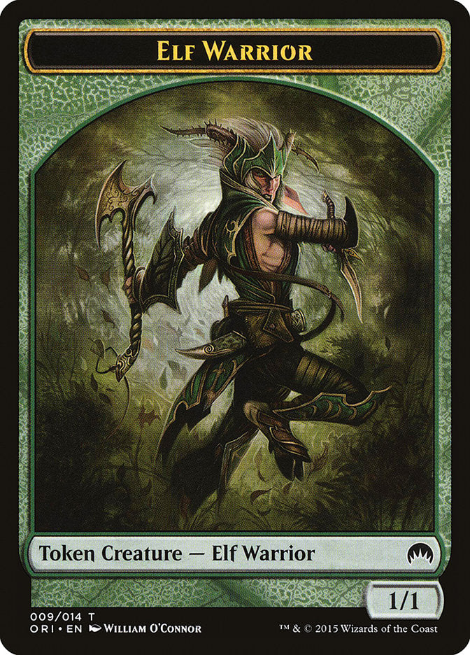 Elf Warrior Token [Magic Origins Tokens] | Gear Gaming Bentonville