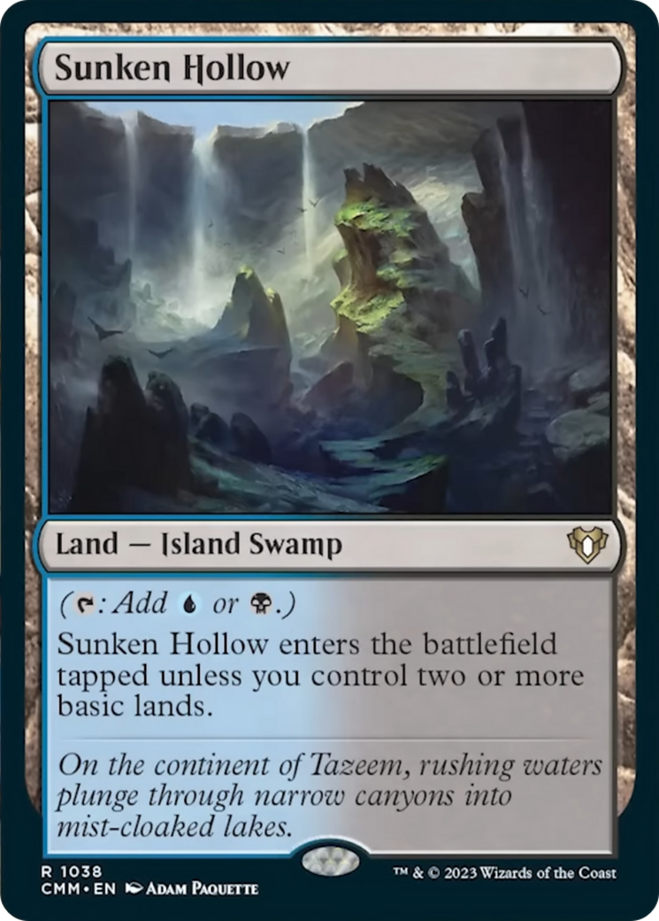 Sunken Hollow [Commander Masters] | Gear Gaming Bentonville