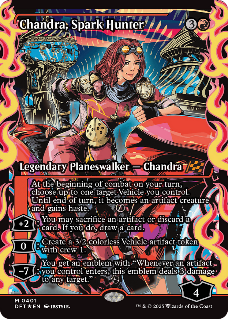 Chandra, Spark Hunter (Showcase) [Aetherdrift] | Gear Gaming Bentonville
