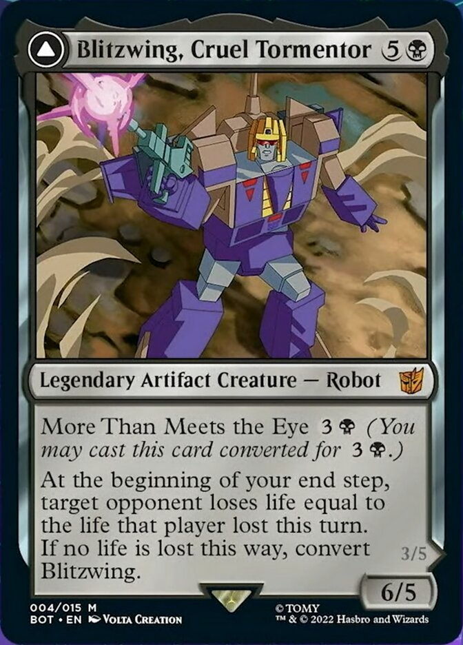 Blitzwing, Cruel Tormentor // Blitzwing, Adaptive Assailant [Transformers] | Gear Gaming Bentonville