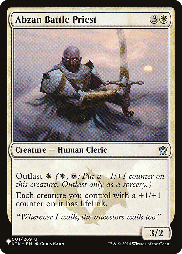 Abzan Battle Priest [The List Reprints] | Gear Gaming Bentonville