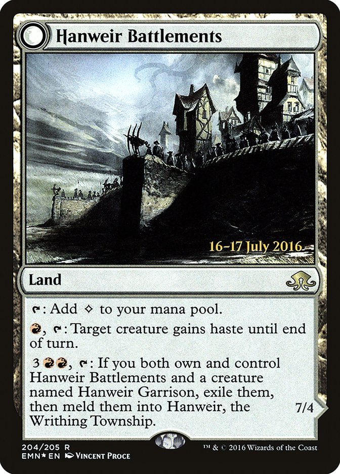 Hanweir Battlements [Eldritch Moon Prerelease Promos] | Gear Gaming Bentonville