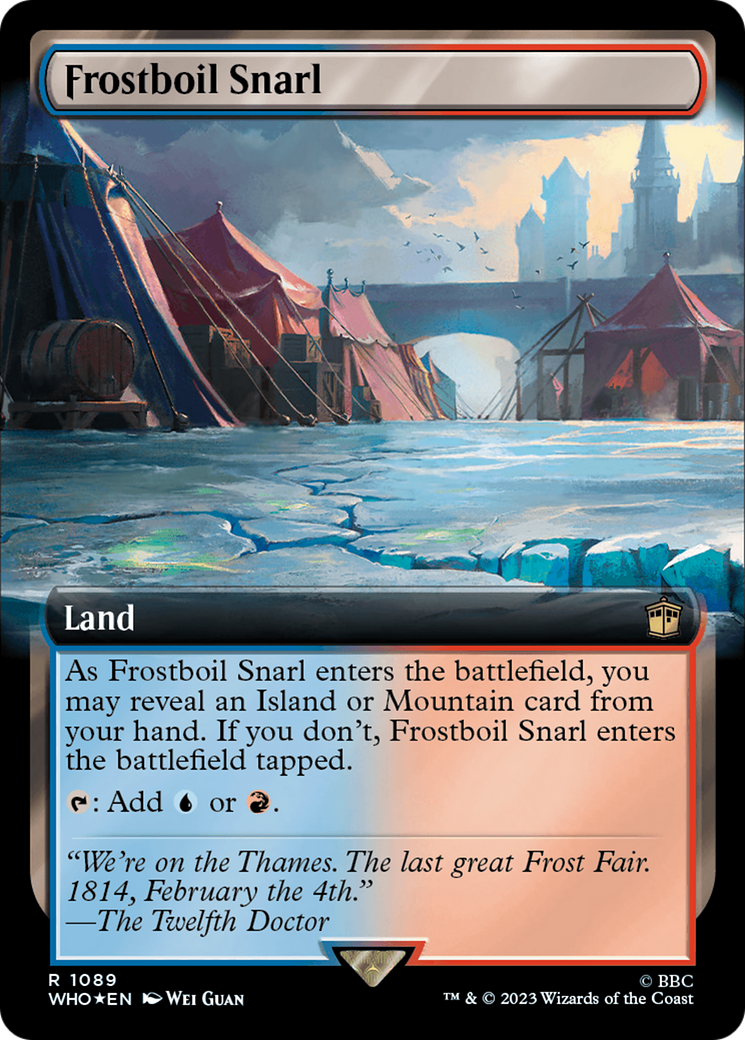 Frostboil Snarl (Extended Art) (Surge Foil) [Doctor Who] | Gear Gaming Bentonville