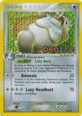 Slaking (15/107) (Stamped) [EX: Deoxys] | Gear Gaming Bentonville