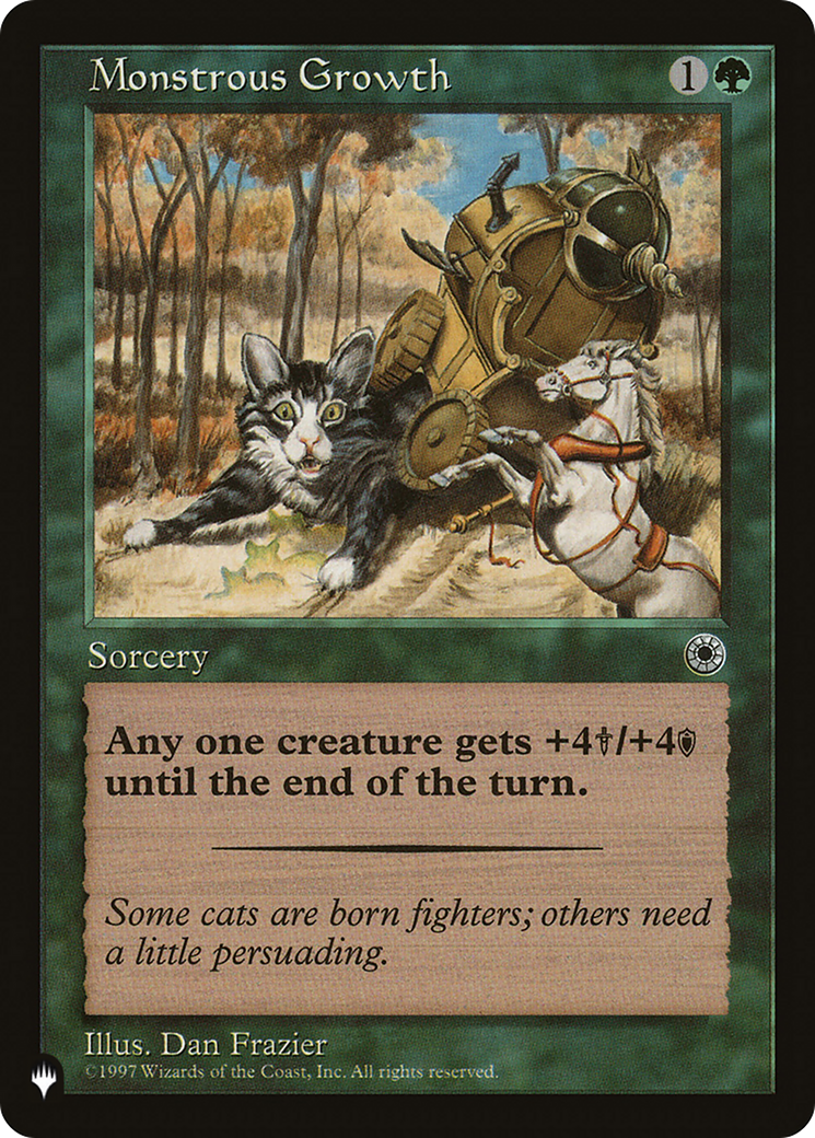Monstrous Growth (Flavor Text) [The List] | Gear Gaming Bentonville