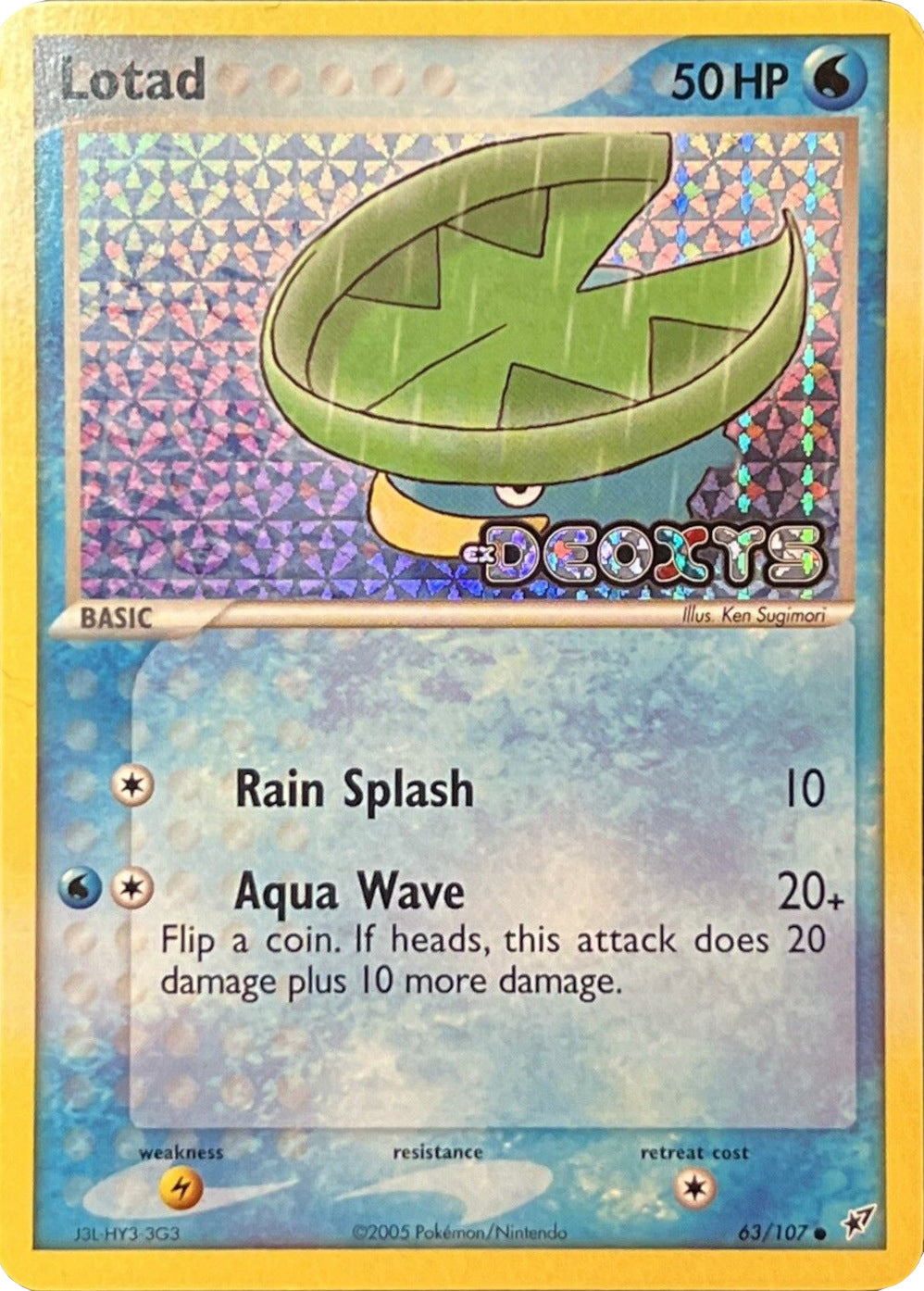 Lotad (63/107) (Stamped) [EX: Deoxys] | Gear Gaming Bentonville