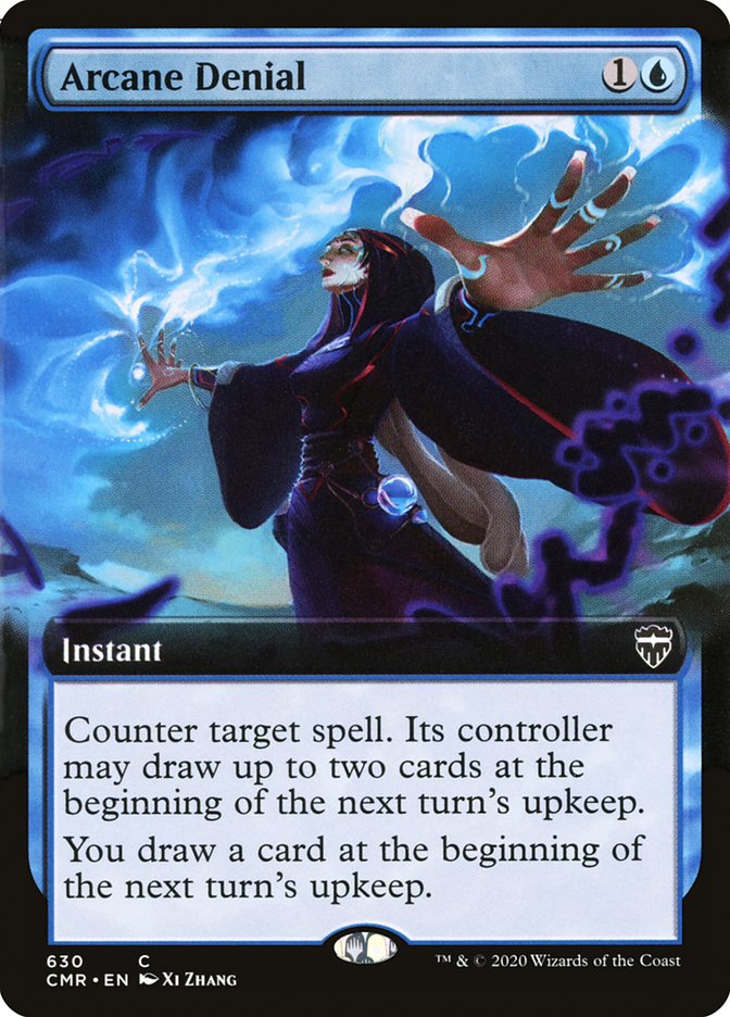 Arcane Denial (Extended Art) [Commander Legends] | Gear Gaming Bentonville