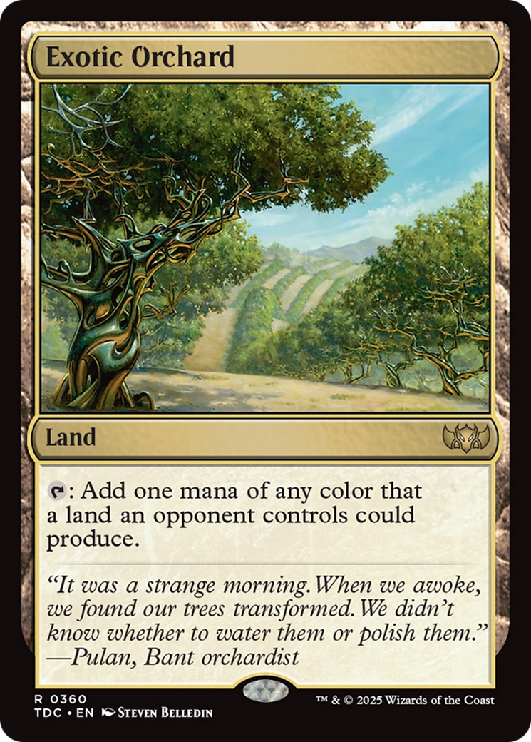 Exotic Orchard [Tarkir: Dragonstorm Commander] | Gear Gaming Bentonville