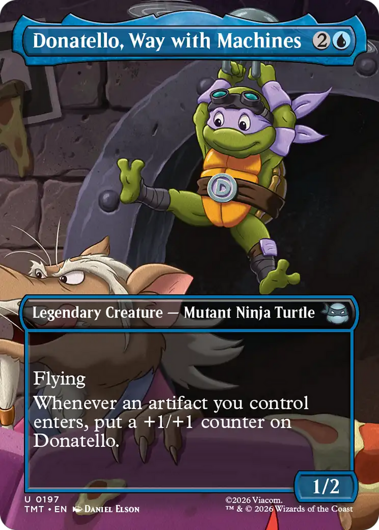 Donatello, Way with Machines (Borderless) [Teenage Mutant Ninja Turtles] | Gear Gaming Bentonville