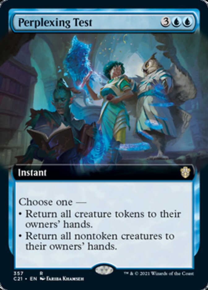 Perplexing Test (Extended Art) [Commander 2021] | Gear Gaming Bentonville
