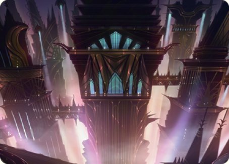 Skybridge Towers Art Card [Streets of New Capenna Art Series] | Gear Gaming Bentonville