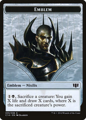Ob Nixilis of the Black Oath Emblem // Zombie (016/036) Double-Sided Token [Commander 2014 Tokens] | Gear Gaming Bentonville
