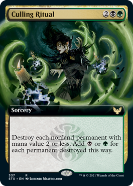 Culling Ritual (Extended Art) [Strixhaven: School of Mages] | Gear Gaming Bentonville