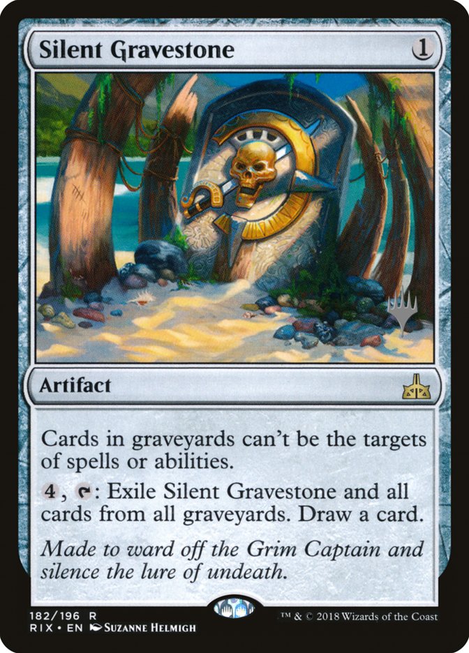 Silent Gravestone (Promo Pack) [Rivals of Ixalan Promos] | Gear Gaming Bentonville