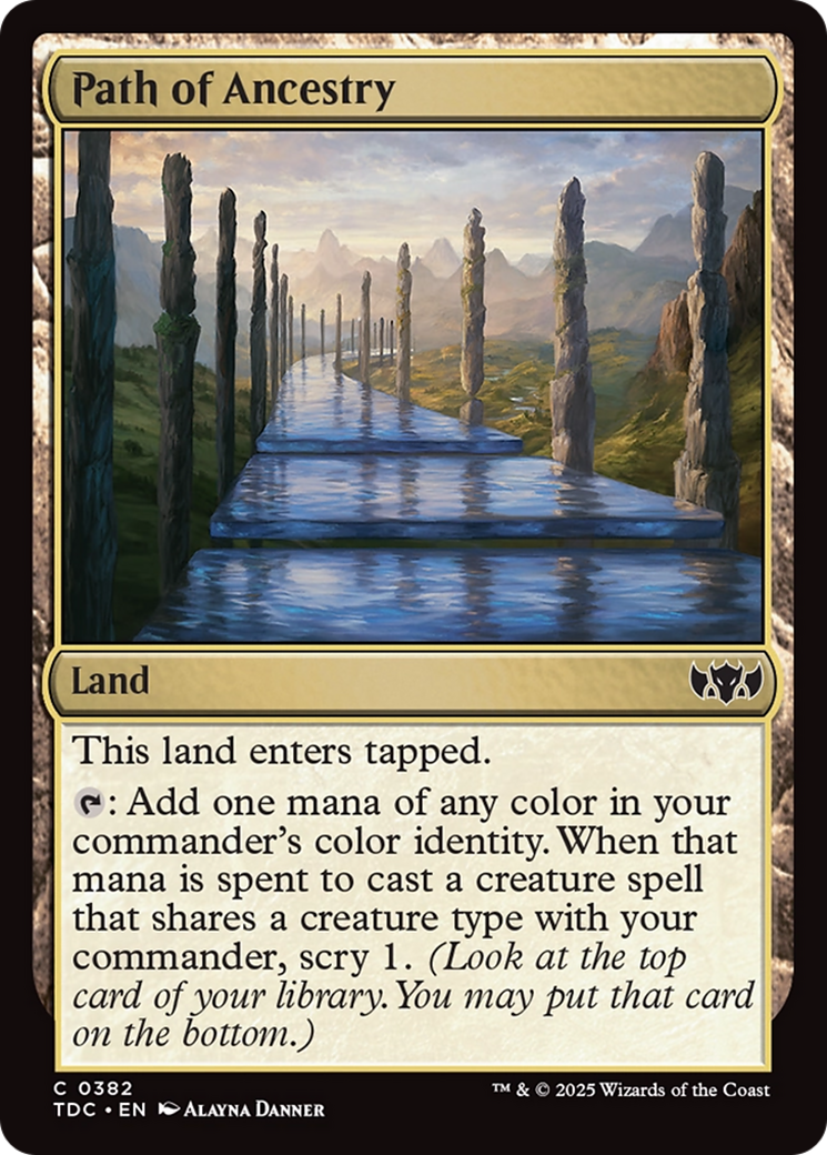 Path of Ancestry [Tarkir: Dragonstorm Commander] | Gear Gaming Bentonville