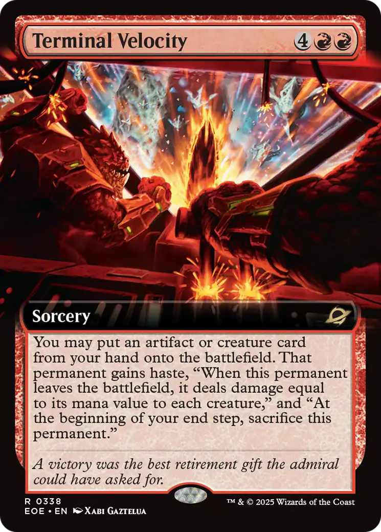 Terminal Velocity (Extended Art) [Edge of Eternities] | Gear Gaming Bentonville