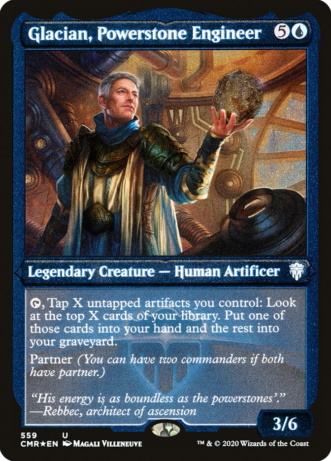 Glacian, Powerstone Engineer (Etched) [Commander Legends] | Gear Gaming Bentonville