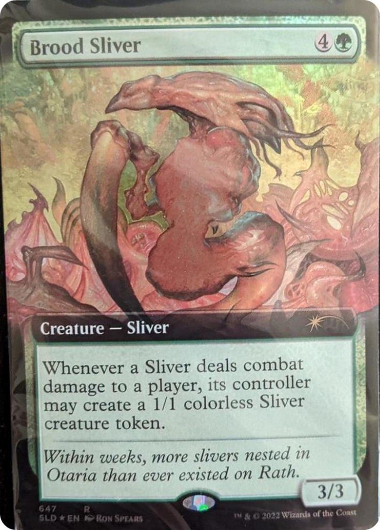 Brood Sliver (Extended Art) [Secret Lair Drop Promos] | Gear Gaming Bentonville