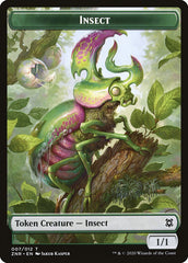 Cat Beast // Insect Double-Sided Token [Zendikar Rising Tokens] | Gear Gaming Bentonville