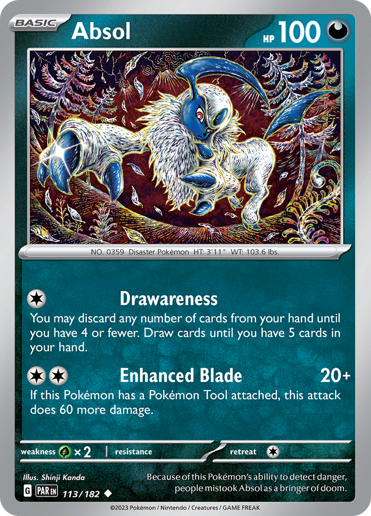 Absol (113/182) [Scarlet & Violet: Paradox Rift] | Gear Gaming Bentonville