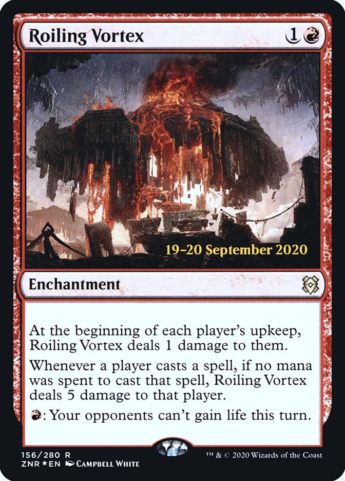 Roiling Vortex [Zendikar Rising Prerelease Promos] | Gear Gaming Bentonville