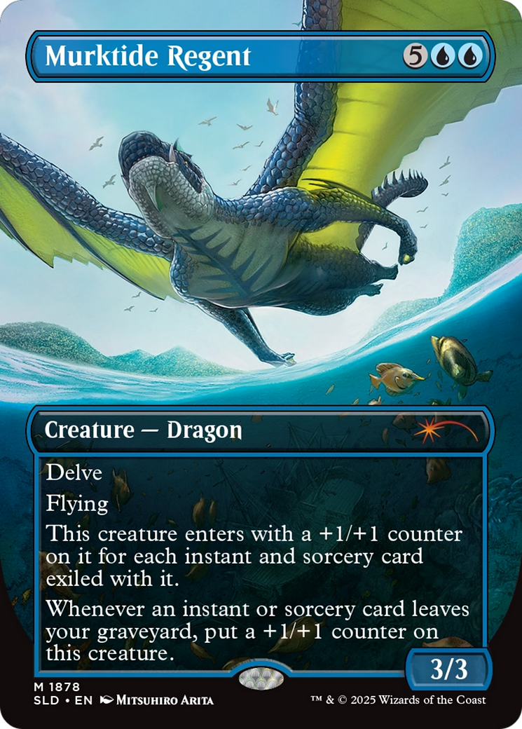 Murktide Regent (Rainbow Foil) [Secret Lair Drop Series] | Gear Gaming Bentonville