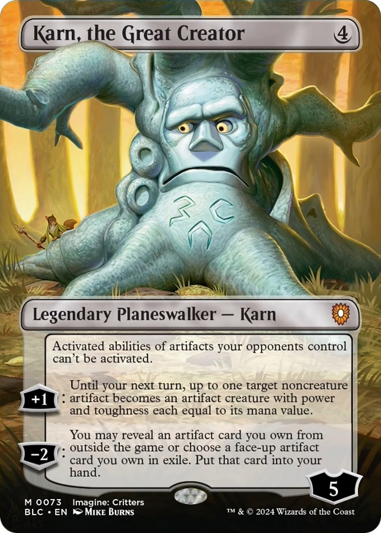 Karn, the Great Creator (Borderless) [Bloomburrow Commander] | Gear Gaming Bentonville