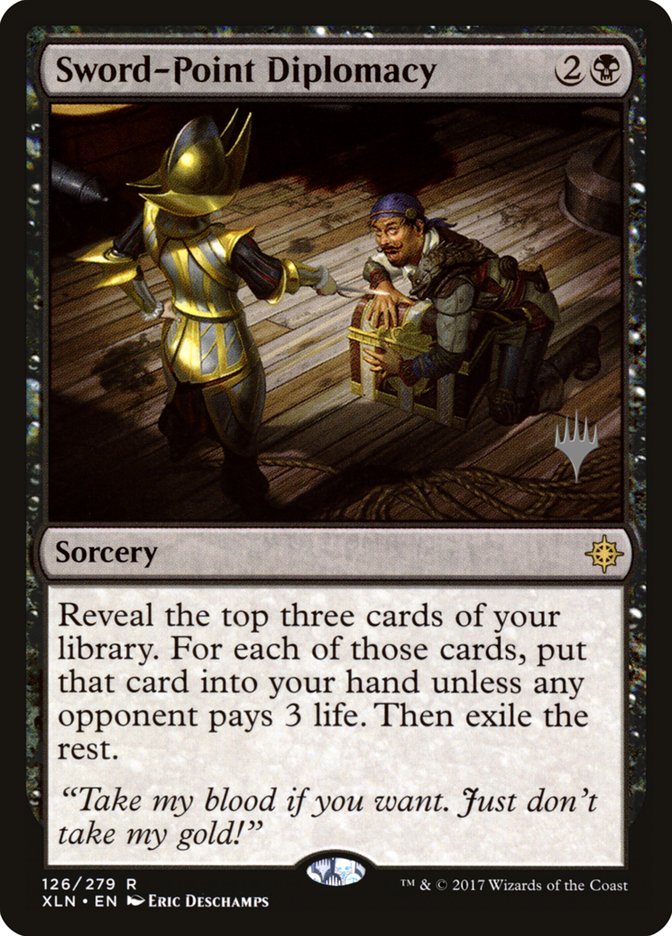 Sword-Point Diplomacy (Promo Pack) [Ixalan Promos] | Gear Gaming Bentonville