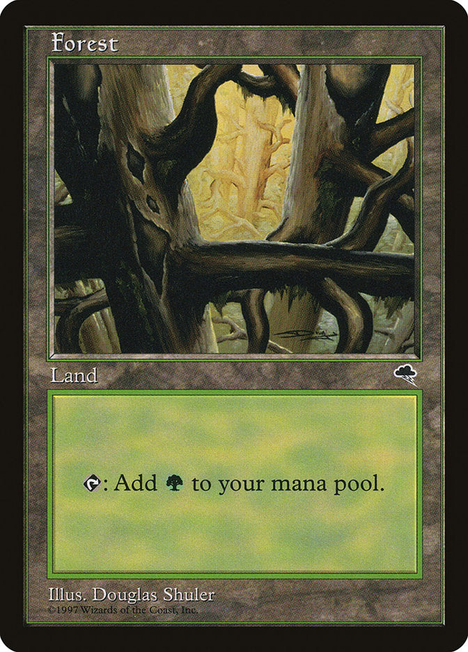 Forest (Black Signature) [Tempest] | Gear Gaming Bentonville
