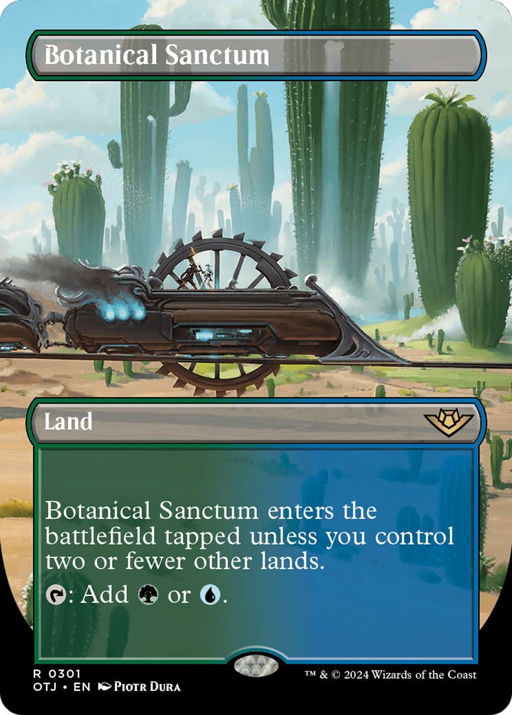 Botanical Sanctum (Borderless) [Outlaws of Thunder Junction] | Gear Gaming Bentonville