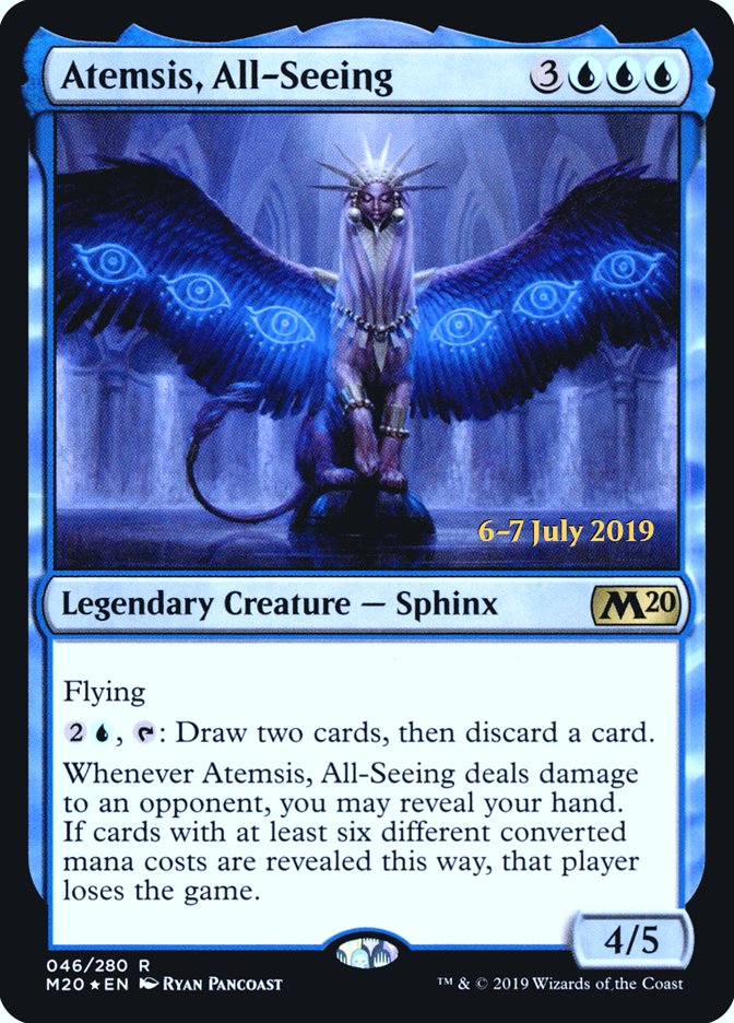 Atemsis, All-Seeing [Core Set 2020 Prerelease Promos] | Gear Gaming Bentonville