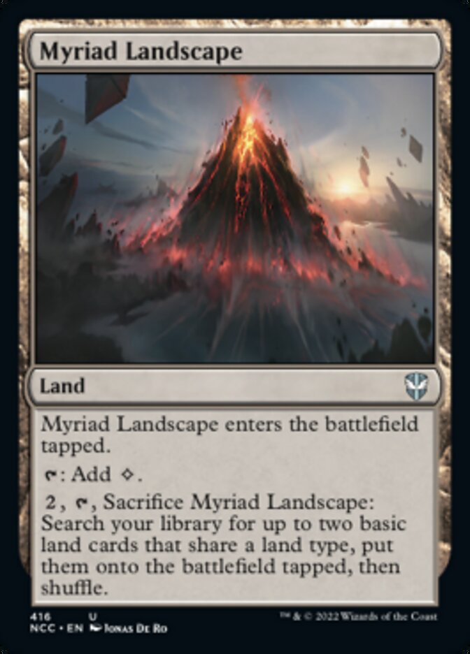 Myriad Landscape [Streets of New Capenna Commander] | Gear Gaming Bentonville
