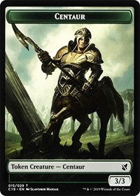Centaur // Egg Double-Sided Token [Commander 2019 Tokens] | Gear Gaming Bentonville