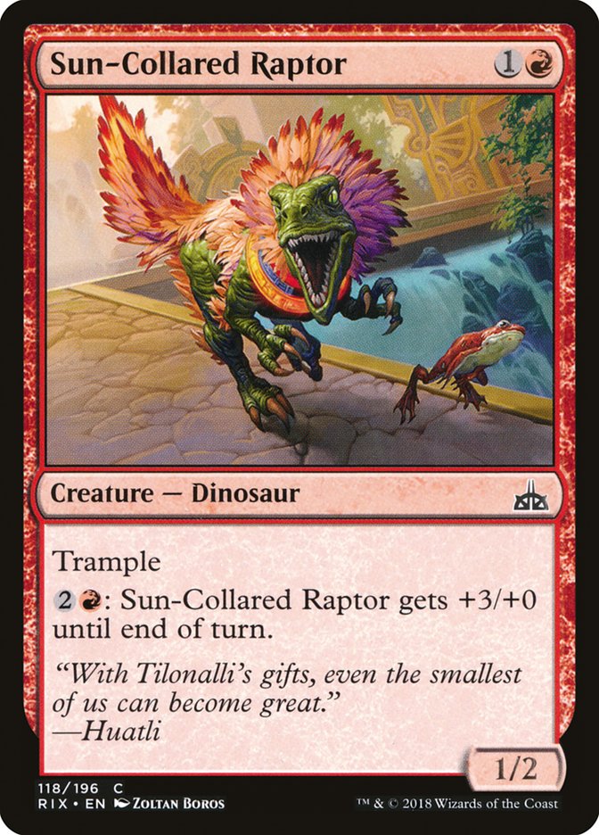 Sun-Collared Raptor [Rivals of Ixalan] | Gear Gaming Bentonville