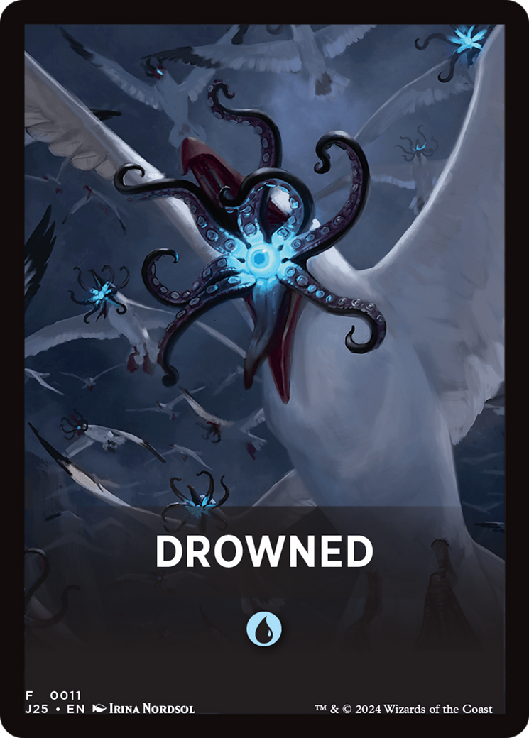 Drowned Theme Card [Foundations Jumpstart Front Cards] | Gear Gaming Bentonville