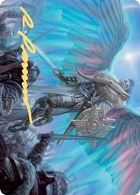 Resplendent Marshal Art Card (Gold-Stamped Signature) [Kaldheim Art Series] | Gear Gaming Bentonville