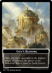 Hamster // City's Blessing Double-Sided Token [Bloomburrow Commander Tokens] | Gear Gaming Bentonville