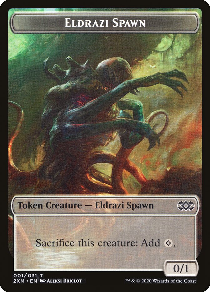 Eldrazi Spawn Token [Double Masters Tokens] | Gear Gaming Bentonville