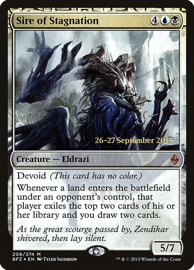 Sire of Stagnation [Battle for Zendikar Prerelease Promos] | Gear Gaming Bentonville