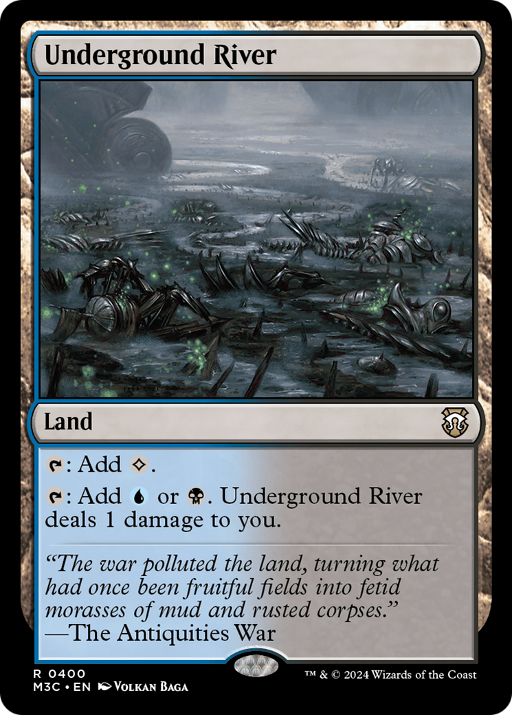 Underground River (Ripple Foil) [Modern Horizons 3 Commander] | Gear Gaming Bentonville